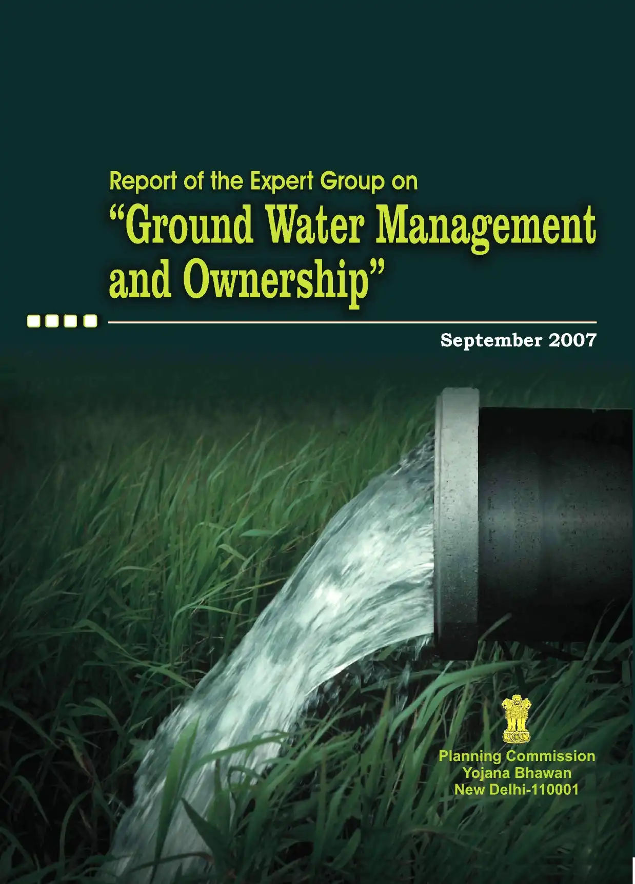 Ground Water Management And Ownership