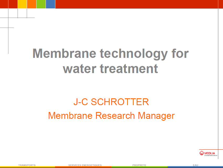 Membrane Technology for Water Treatment AquaEnergy Expo Knowledge Hub