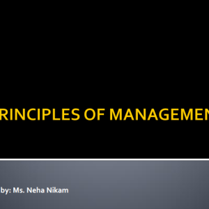 Principles Of Management