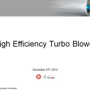 High Efficiency Turbo Blower