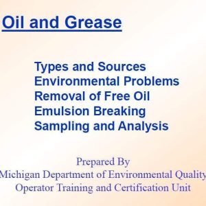 Oil and Grease