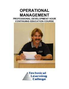 Operational Management (Professional Development Hour Continuing Education Course)