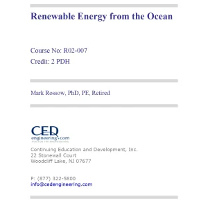 Renewable Energy from The Ocean