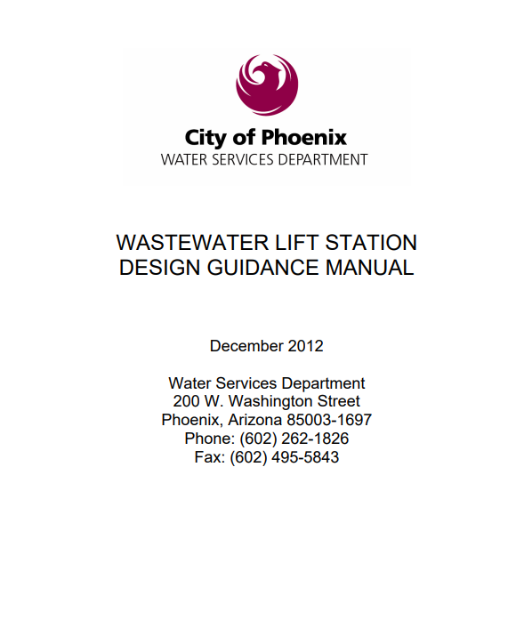 Wastewater Lift Station Design Guidance Manual AquaEnergy Expo