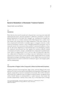 Bacterial Metabolism In Wastewater Treatment Systems