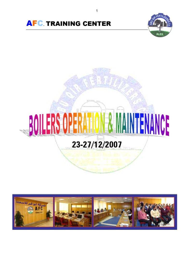 Boilers Operation And Maintenance