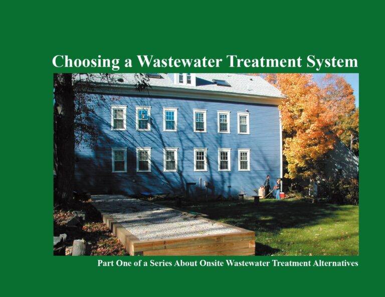 Choosing a Wastewater Treatment System
