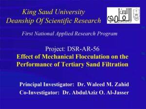 Effect of Mechanical Flocculation on the Performance of Tertiary Sand Filtration