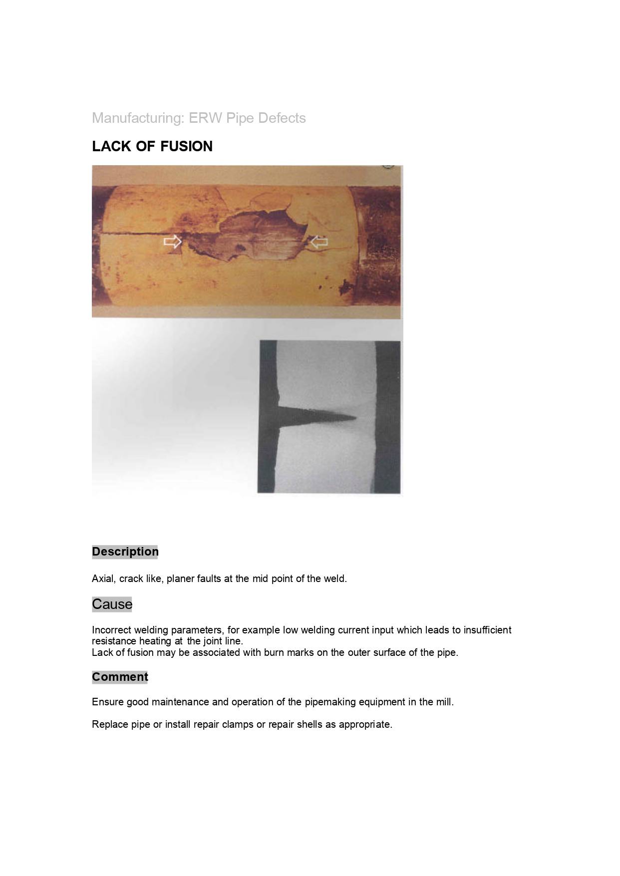 Manufacturing ERW Pipe Defects - AquaEnergy Expo Knowledge Hub