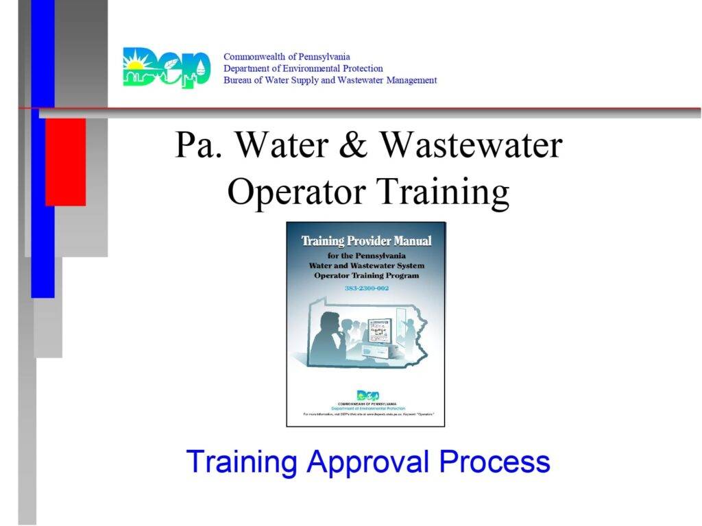 Pa. Water & Wastewater Operator Training