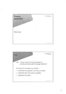 Primary Treatment