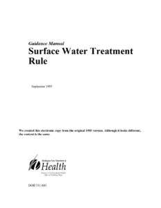Surface Water Treatment Rule