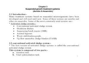 Suspended Growth Treatment Systems