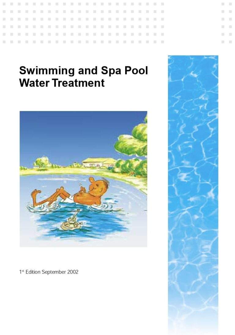 Swimming and Spa Pool Water Treatment