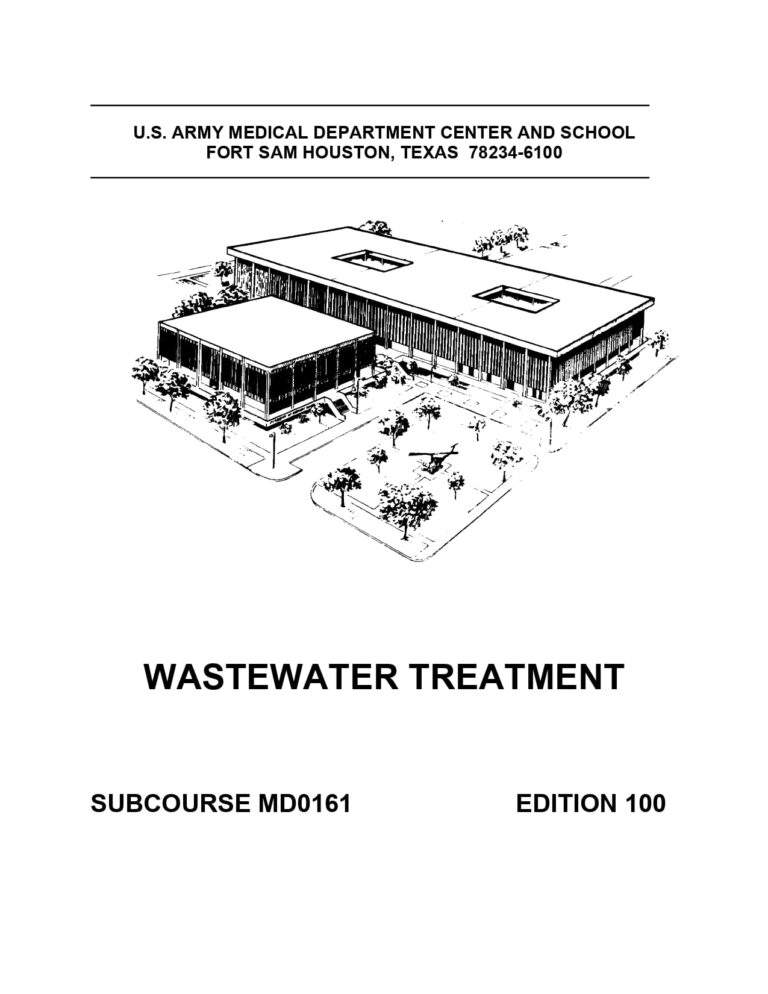 Wastewater Treatment