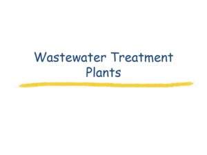 Wastewater Treatment Plants