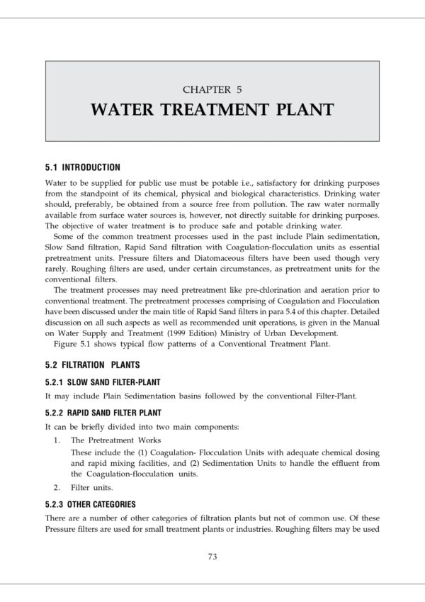 Chapter 5 Water Treatment Plant