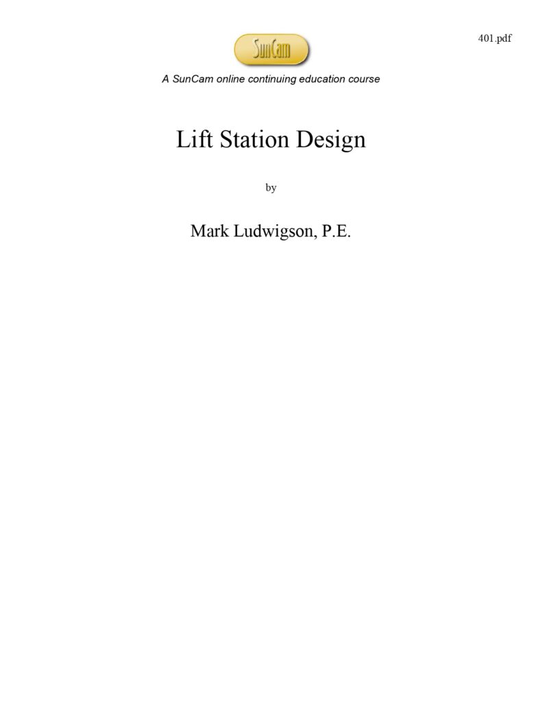 Lift Station Design AquaEnergy Expo Knowledge Hub