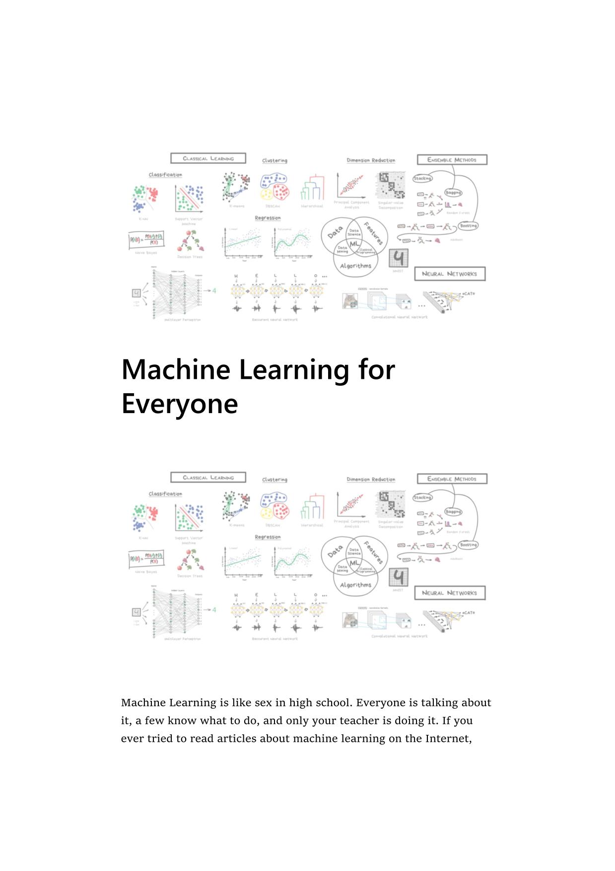 Machine Learning for Everyone - AquaEnergy Expo Knowledge Hub