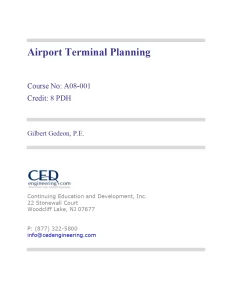 Airport Terminal Planning