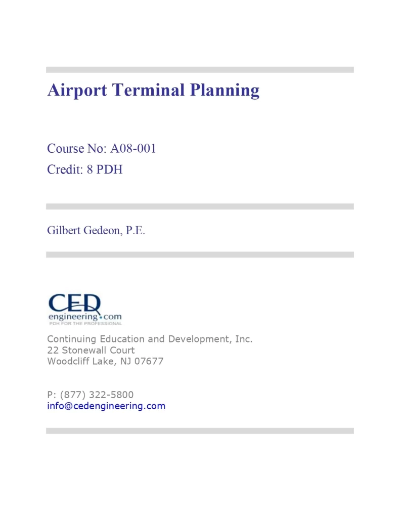 Airport Terminal Planning