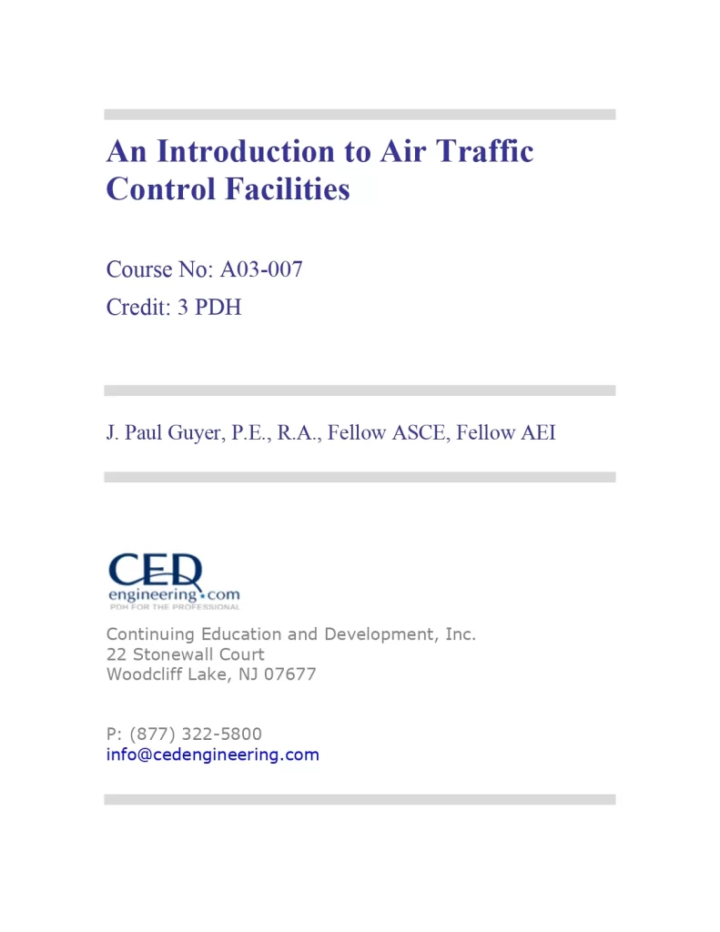 An Introduction to Air Traffic Control Facilities