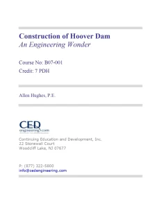 Construction of Hoover Dam