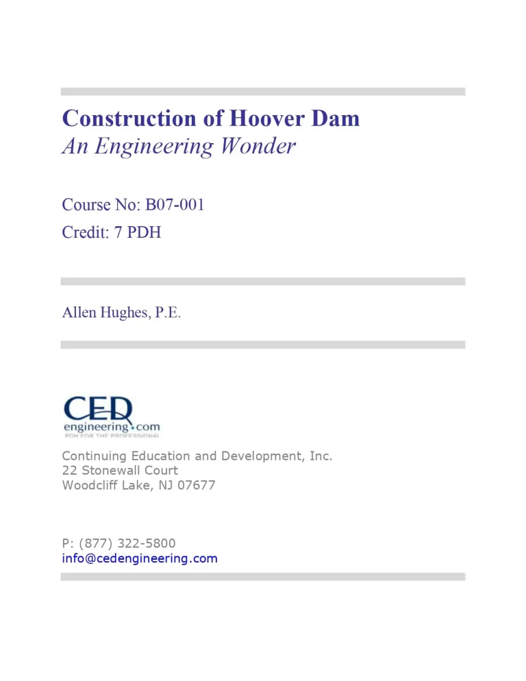 Construction of Hoover Dam