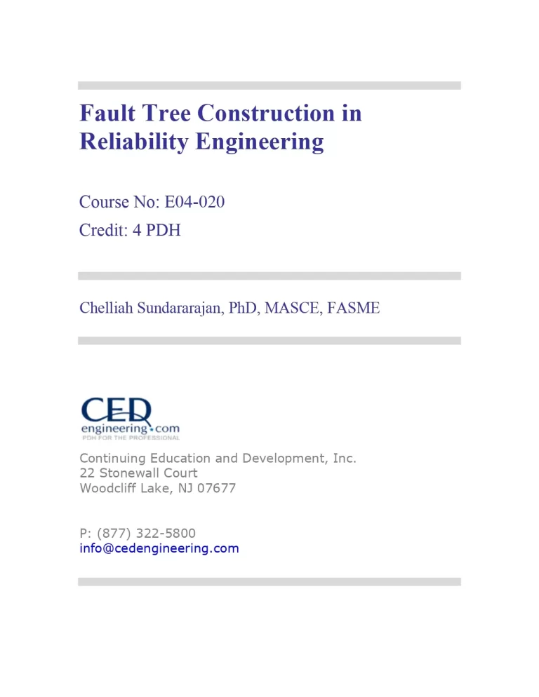 Fault Tree Construction in Reliability Engineering
