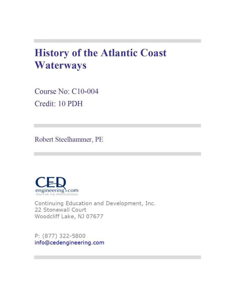History of the Atlantic Coast Waterways