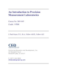 An Introduction to Precision Measurement Laboratories