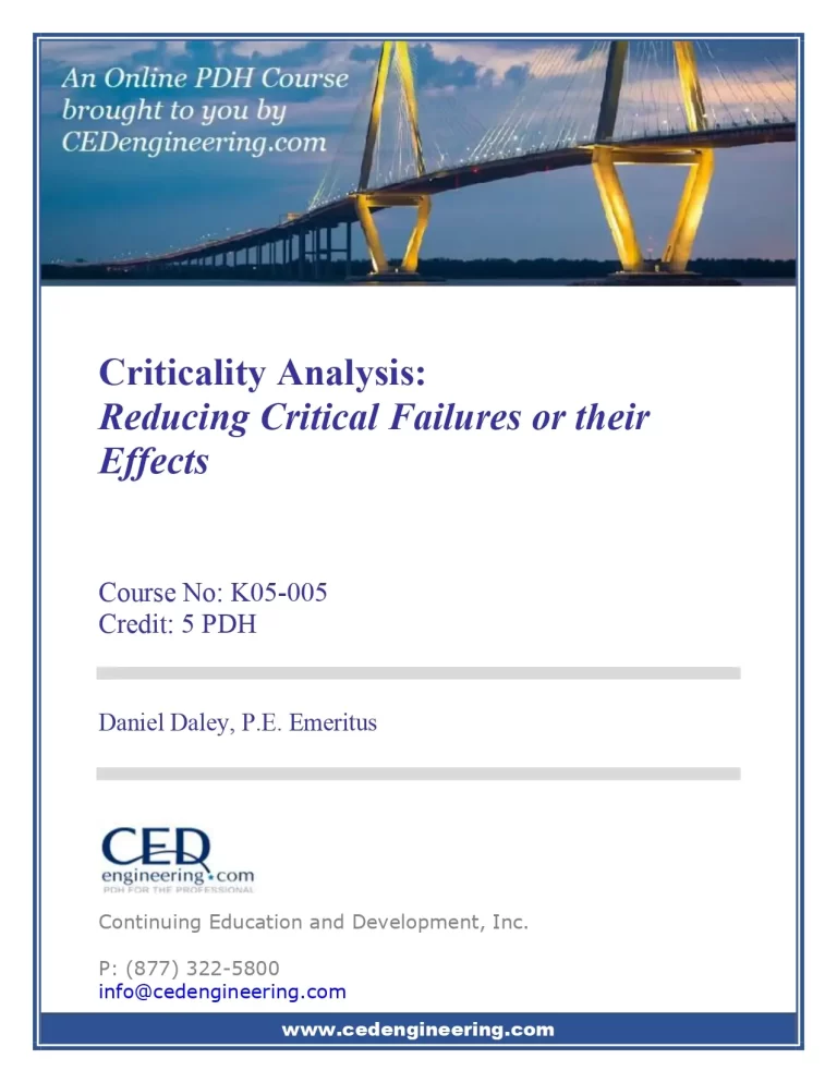 Criticality Analysis: Reducing Critical Failures or their Effects