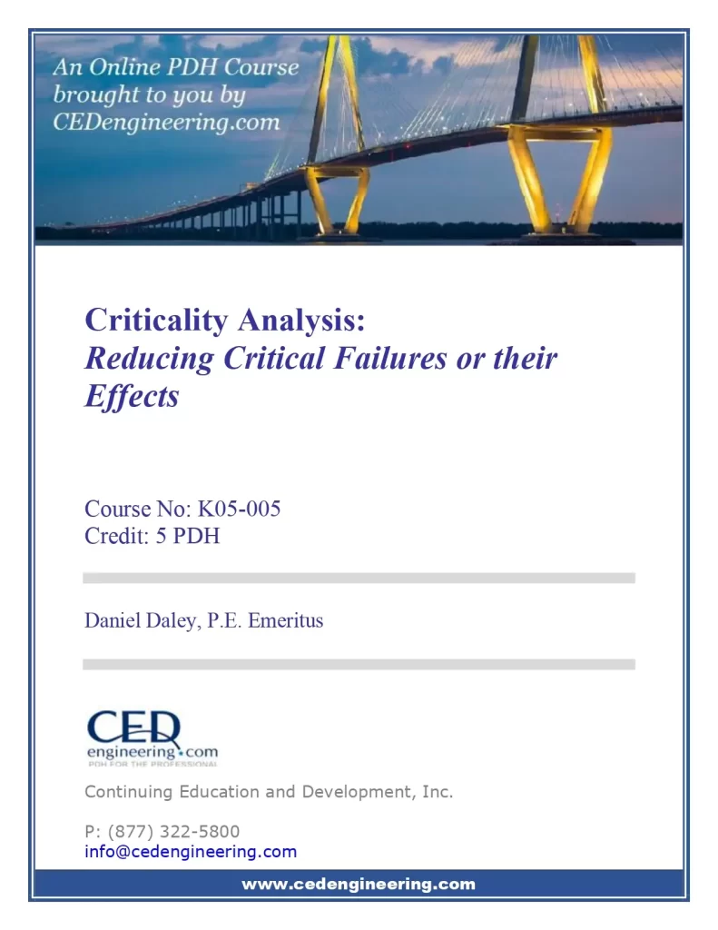 Criticality Analysis: Reducing Critical Failures or their Effects