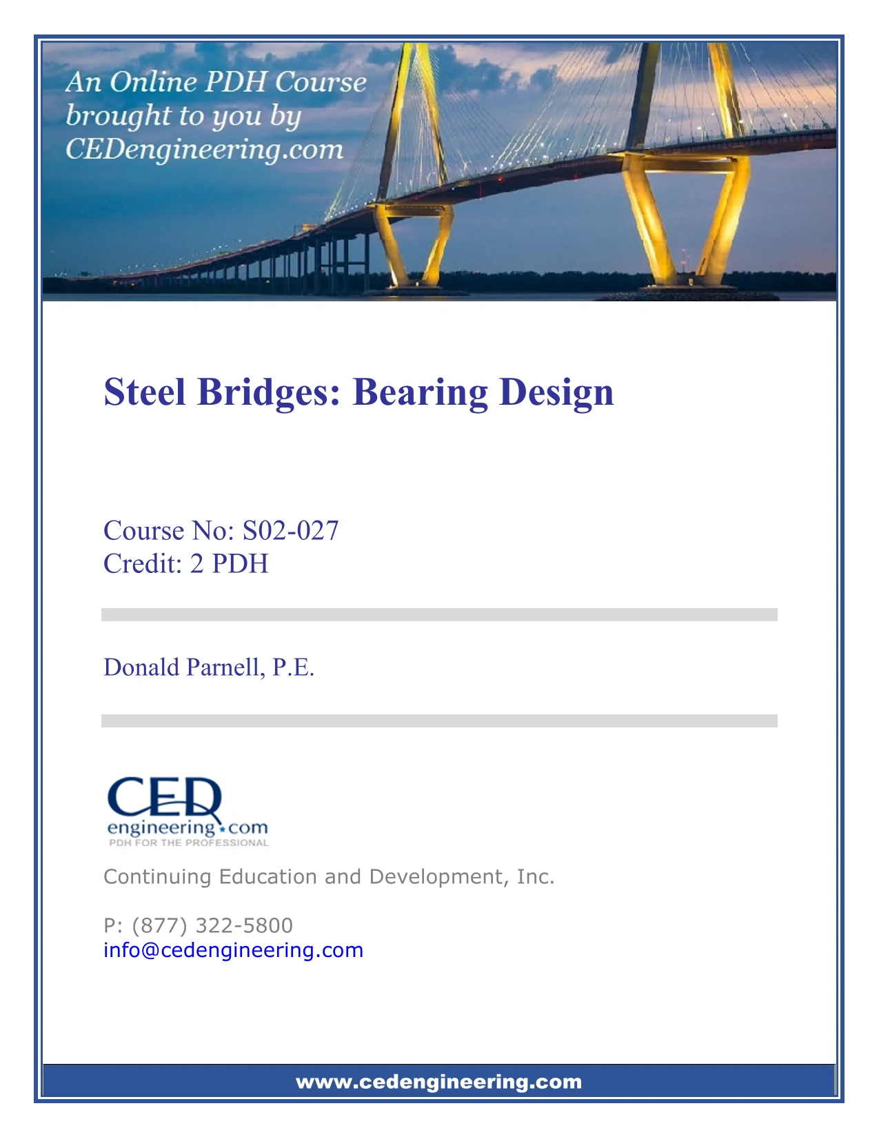 Steel Bridges Bearing Design AquaEnergy Expo Knowledge Hub