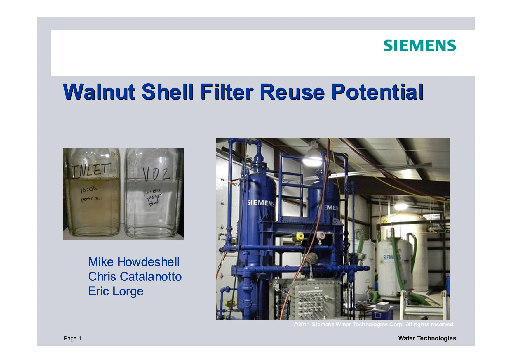 Walnut Shell Filter Reuse Potential - AquaEnergy Expo Knowledge Hub