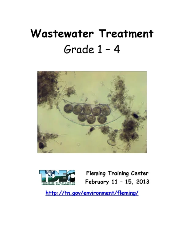 Wastewater Treatment Grade 1 4 AquaEnergy Expo Knowledge Hub