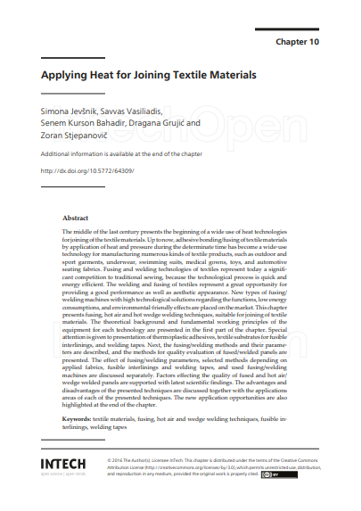 Applying Heat for Joining Textile Materials