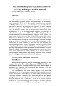Real-Time thermography System for Composite Welding Undamaged Baseline Approach