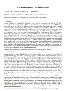 Mind Reading Building Operation Behaviour