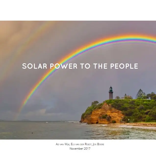 Solar Power To The People
