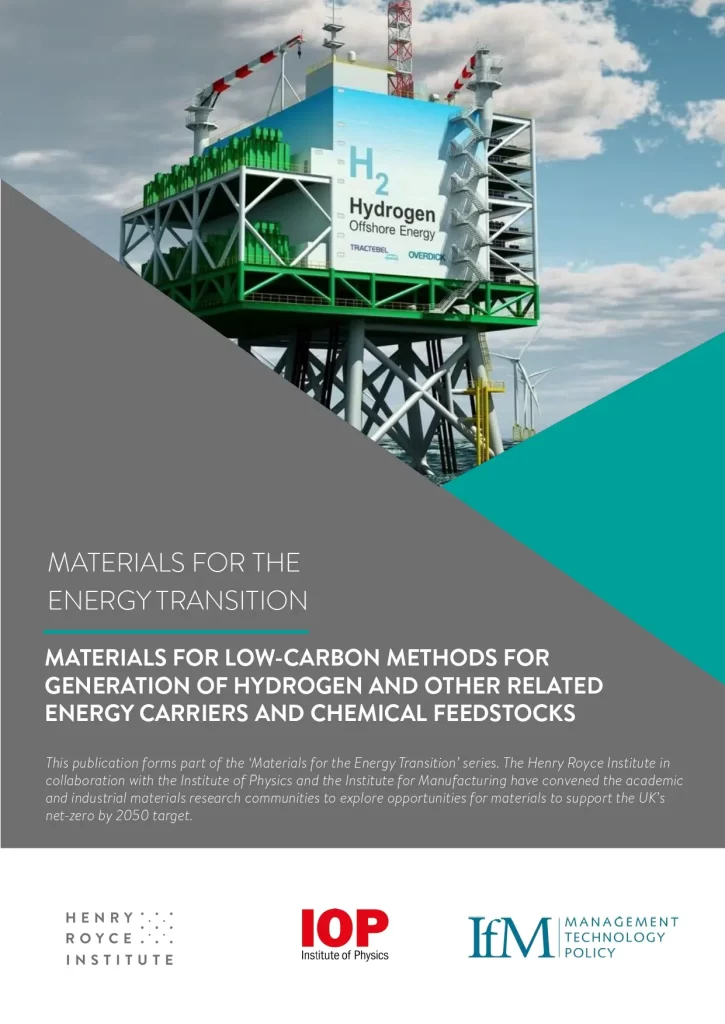 Materials For Low-Carbon Methods For Generation Of Hydrogen And Other Related Energy Carriers And Chemical Feedstocks