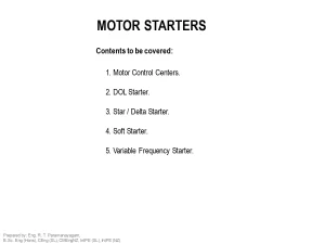 Motor Starters