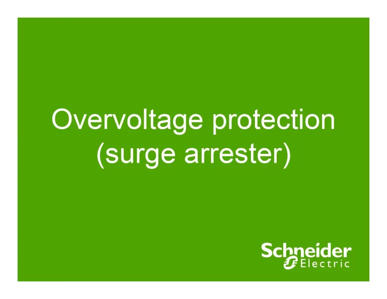 Overvoltage Protection (Surge Arrester)