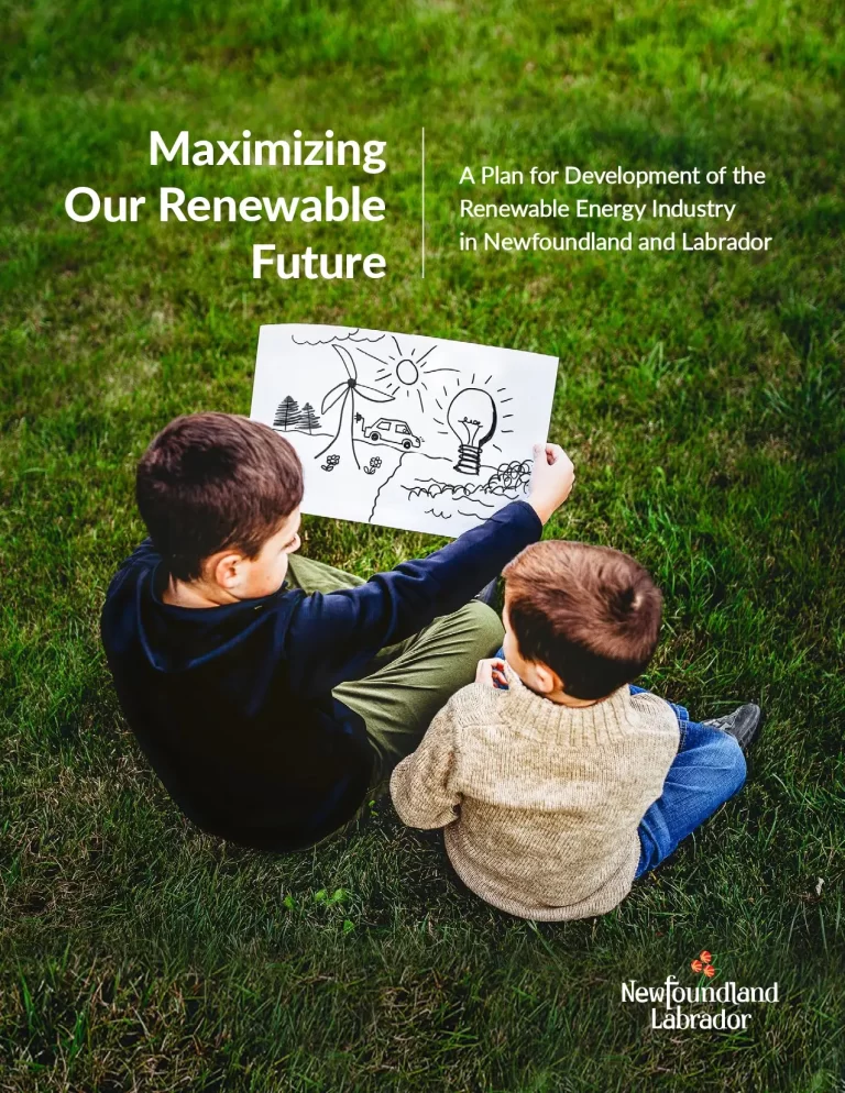 A Plan for Development of the Renewable Energy Industry in Newfoundland and Labrador