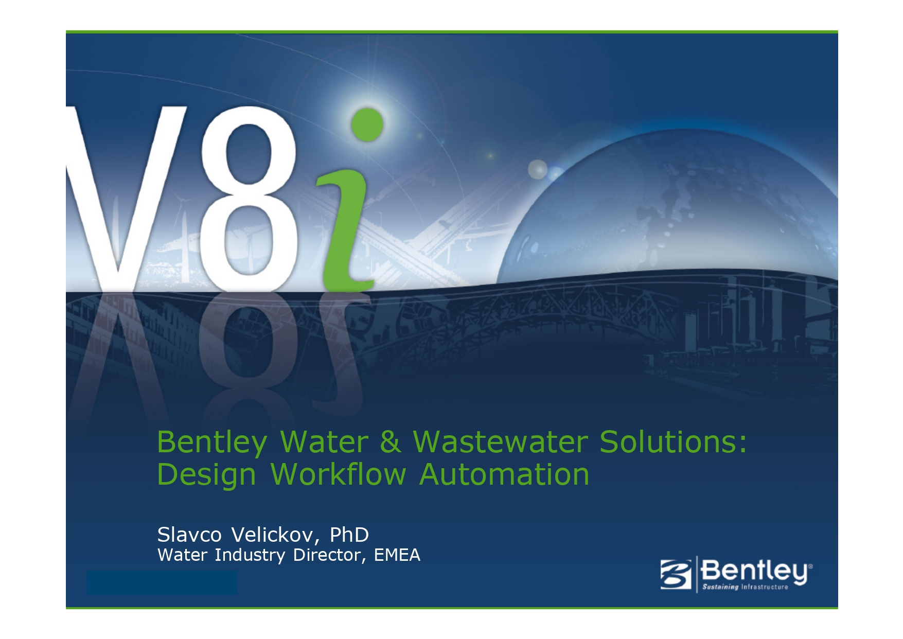 Bentley Water & Wastewater Solutions Design Workflow Automation