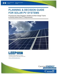 Planning and Decision Guide for Solar PV systems