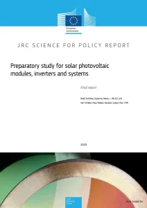 Preparatory Study For Solar Photovoltaic Modules, Inverters And Systems