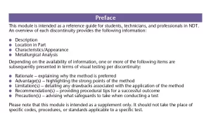 Relevant Discontinuities Visual Testing