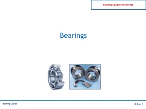Rotating Equipment Bearings