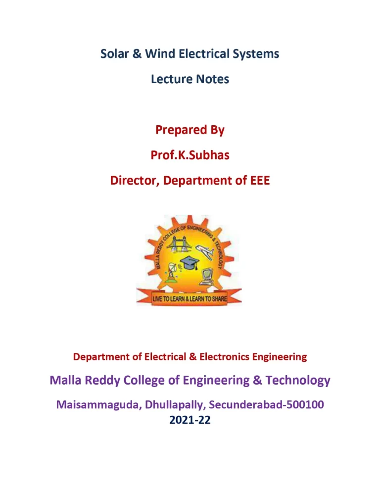 Solar & Wind Electrical Systems